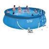28176 Надувной бассейн Easy Set 549х122 см, Intex + фильтр-насос, лестница, подстилка, покрывало