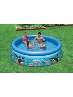 Бассейн 305x76 см, Easy Set Рифы океана, Intex 28124/54900