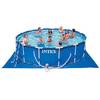 Бассейн с комплектом 457х107 см, Metal Frame, Intex 28234/54940