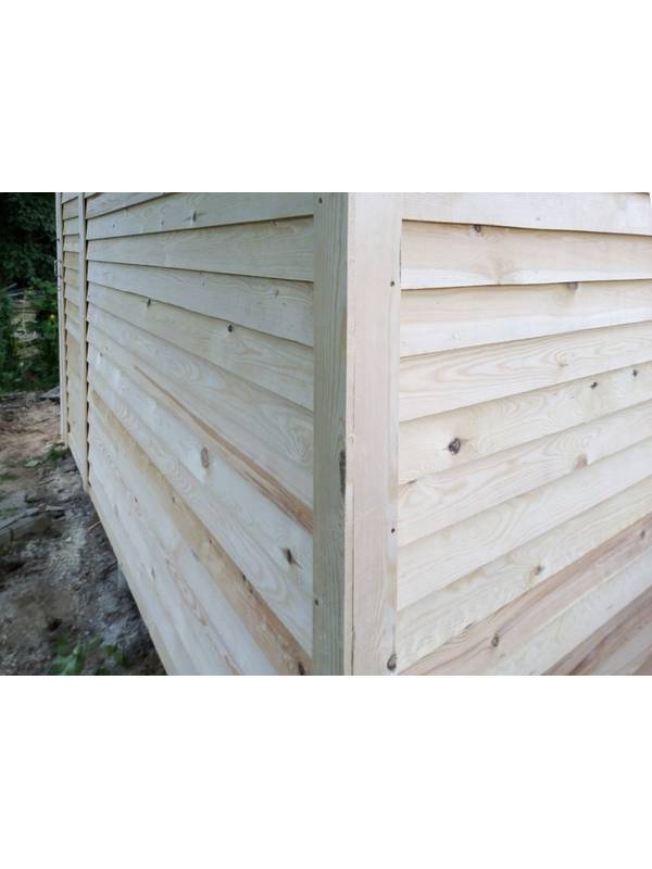 Хозблок двойной деревянный С1002 (2000х1000)