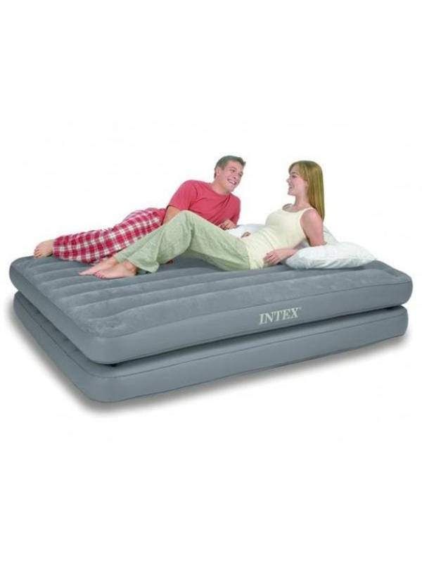 Надувной матраc 2-в-1 152х203х46 см, Queen, Intex 67744