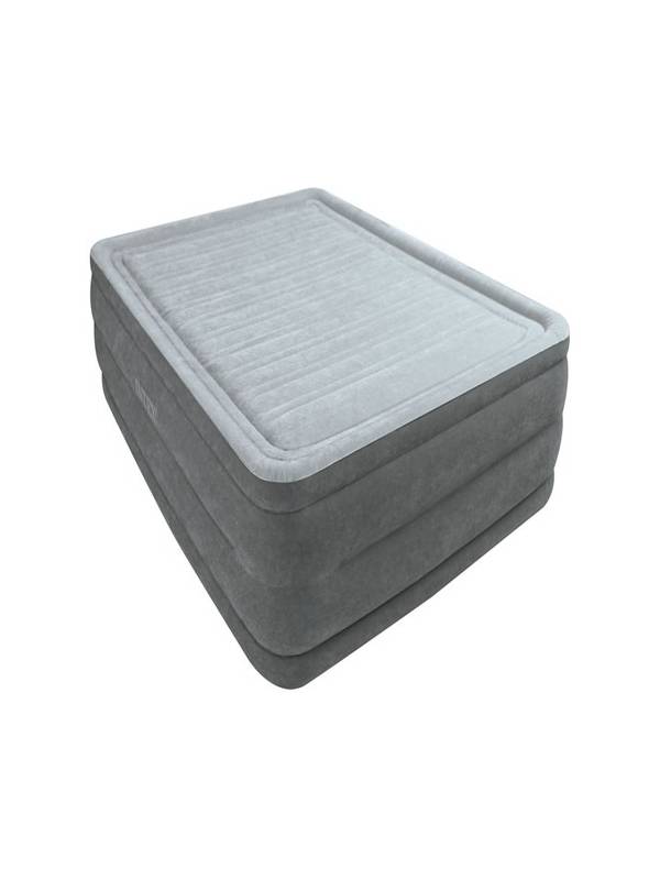 Кровать надувная со встроенным насосом 152х203х56 см, Comfort Queen, Intex 64418