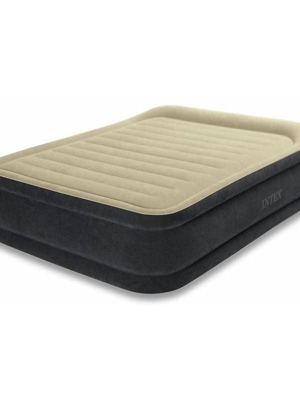 Кровать надувная со встроенным насосом 152х203х51 см, Comfort Queen, Intex 64408