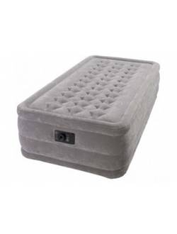 Кровать надувная односпальная со встроенным насосом 99х191х46 см, Twin Ultra Plush, Intex 67952