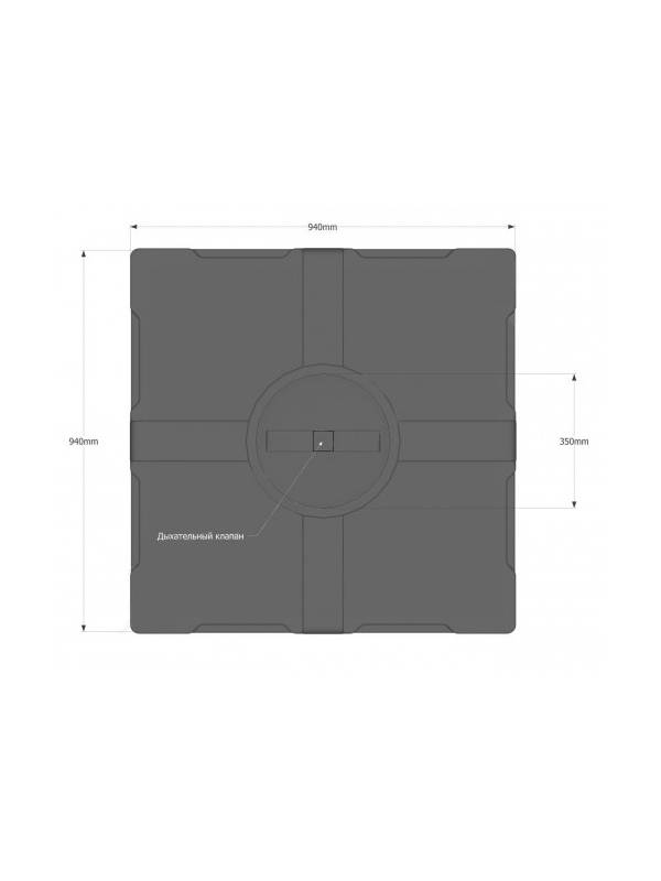 Бак для душа без подогрева Атлантида-СПб 150 л