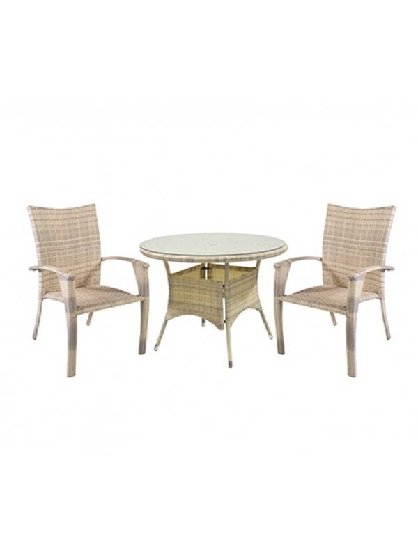 Стол WICKER 1332 бежевый