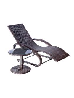 Шезлонг темно-коричневый Largo 760504