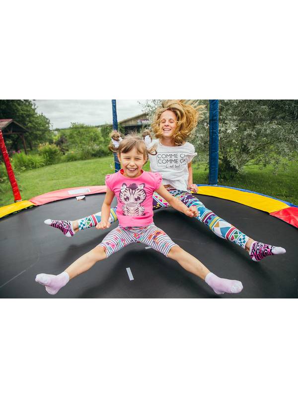 Батут с защитной сеткой и лестницей Sundays Acrobat-D465 см