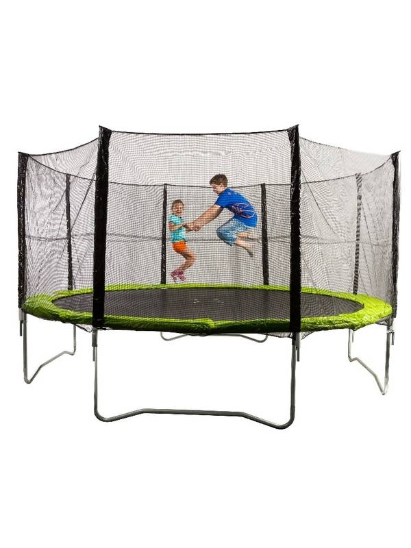 Батут с защитной сеткой и лестницей Sundays Acrobat-D465 см