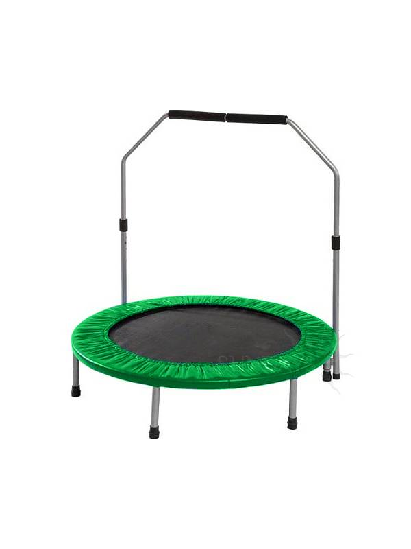 Батут мини Sundays D121 с ручкой зеленый