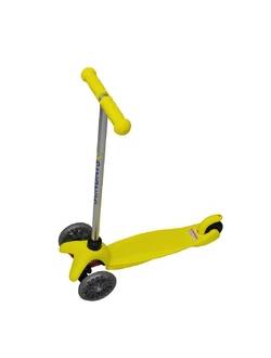 Самокат для детей 2-5 лет желтый, Sundays SA-100-2