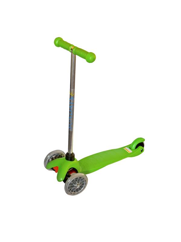 Самокат для детей 5-12 лет зеленый, Sundays SA-100A-3