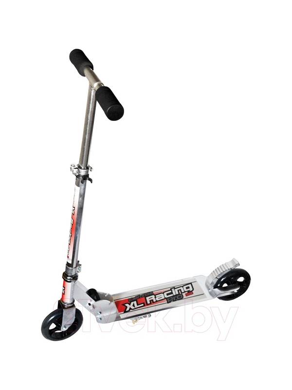 Самокат для подростков 7+ лет до 100кг серебристый с розовым, Sundays KB03D-1