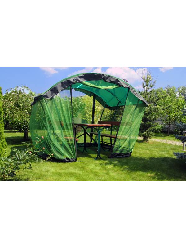 Беседка усиленная Летняя с москитной сеткой