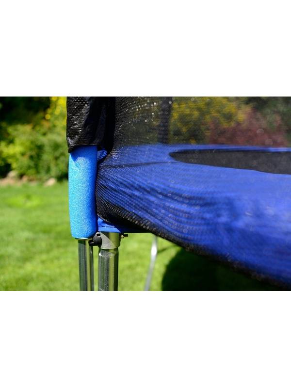 Батут складной Funfit 3,74 м с защитной сеткой и лестницей