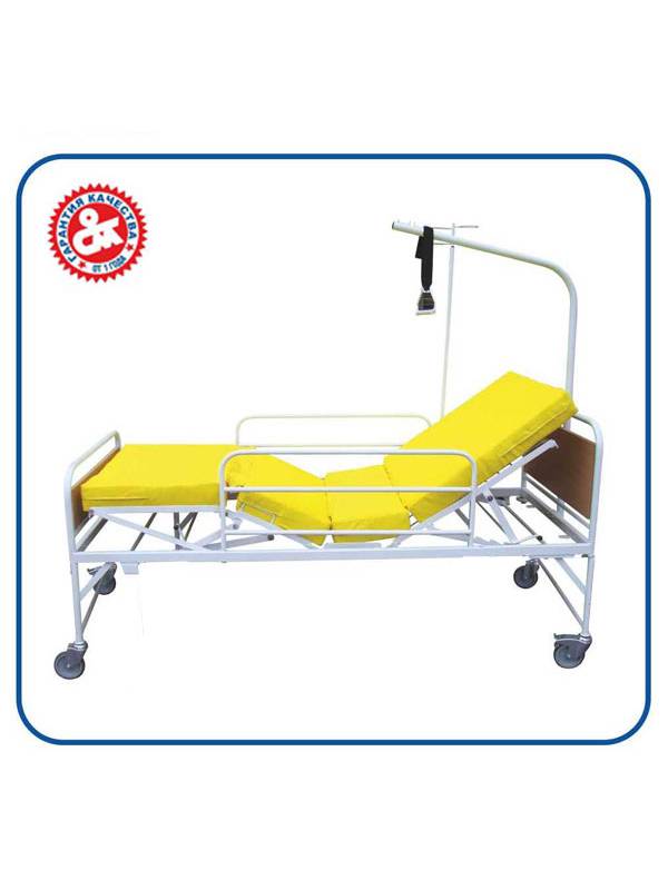 Кровать медицинская функциональная КРМК4 и КРМК4мк (четырехсекционная)