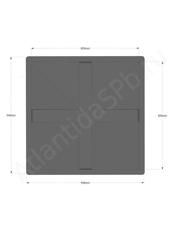 Бак для душа без подогрева Атлантида-СПб 200 л