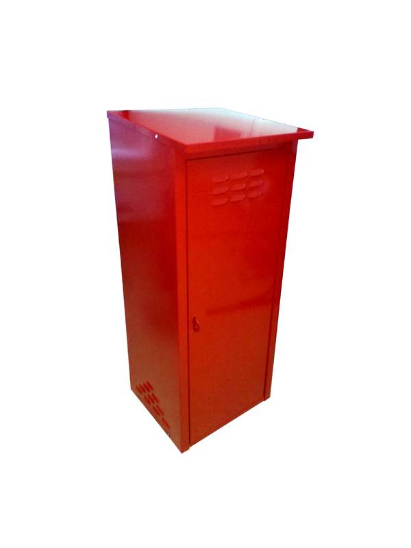 Шкаф для газовых баллонов (красный, 1х50 л)