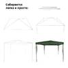 Шатер (тент) садовый Green Glade 1023 (полиэстер, 3х3х2,5)
