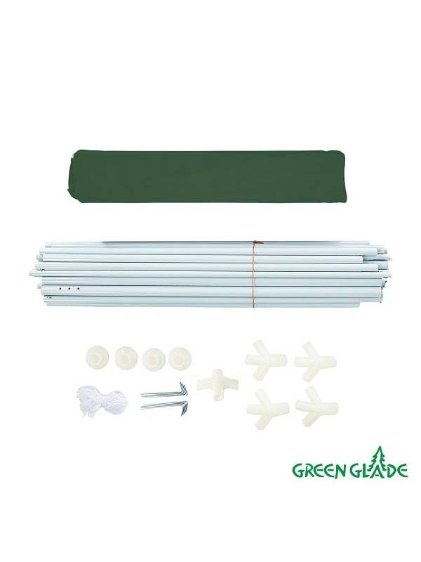 Тент (шатер) садовый Green Glade 1018 (полиэстер, 3x3x2,5)