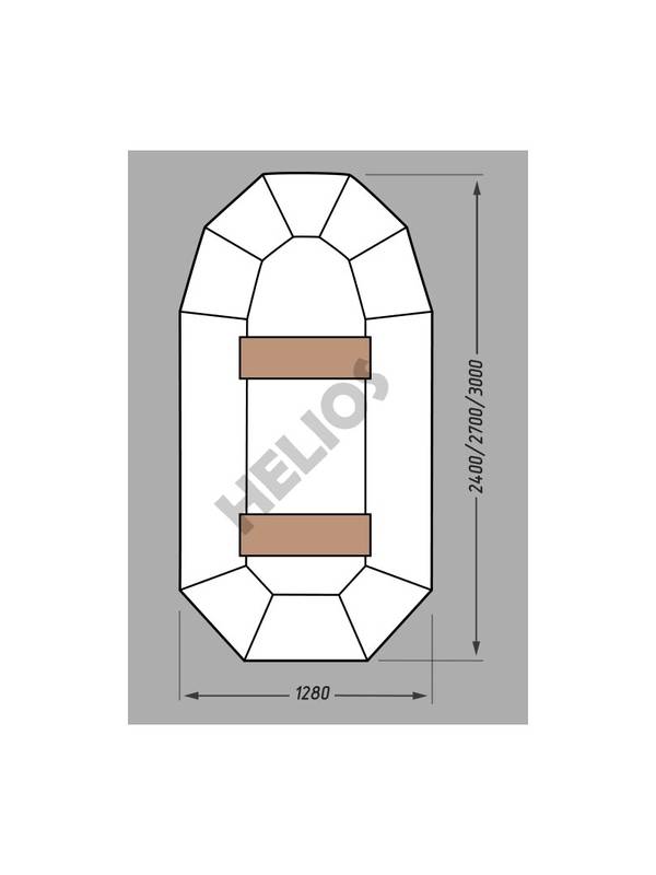 Надувная лодка Helios Гелиос-24