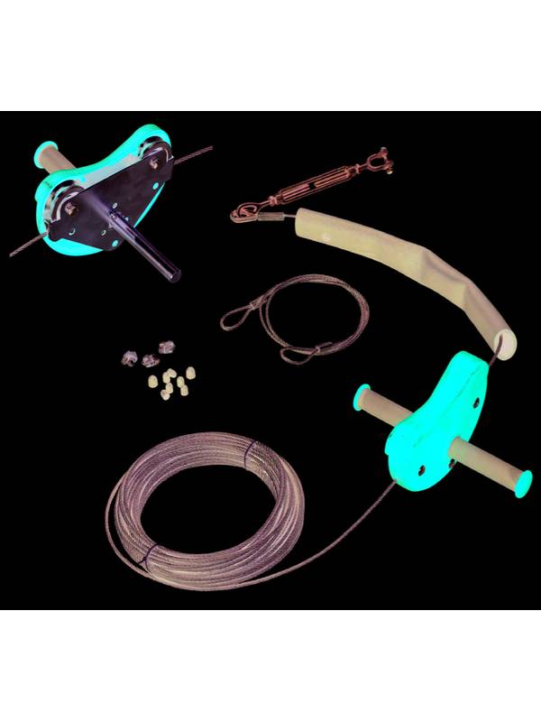 Канатная дорога KBT PARA с тарзанкой и сиденьем