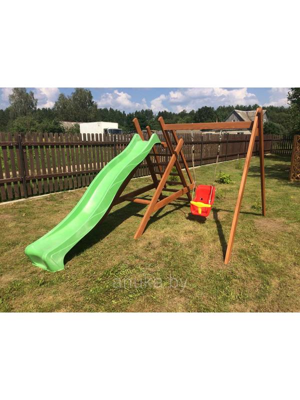 Детская горка с качелями ANUKA