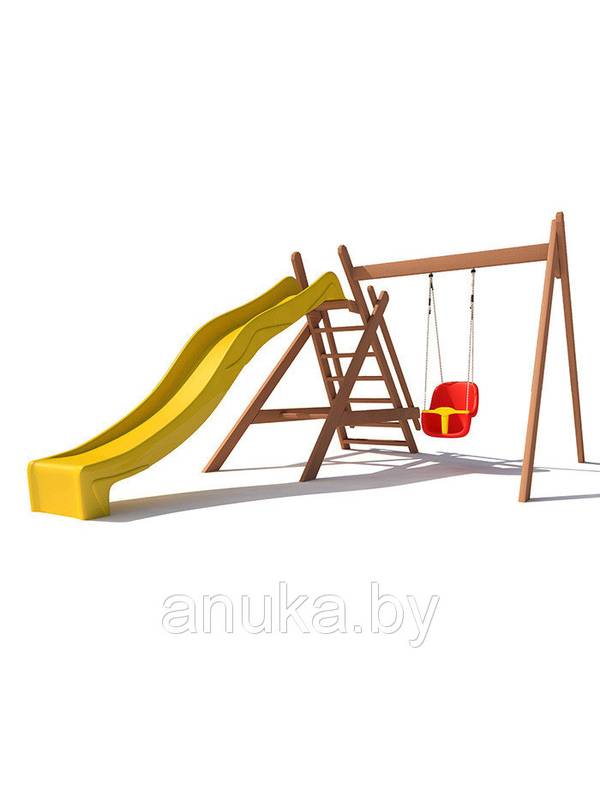 Детская горка с качелями ANUKA