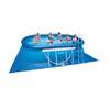 Надувной бассейн Intex Oval Frame 28192/54932 549x305x107 см + фильтр-насос, картриджный фильтр, лестница, подстилка, покрывало