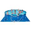 Каркасный бассейн Intex Metal Frame 28228NP 457x84 см + фильтр-насос, лестница, подстилка, покрывало