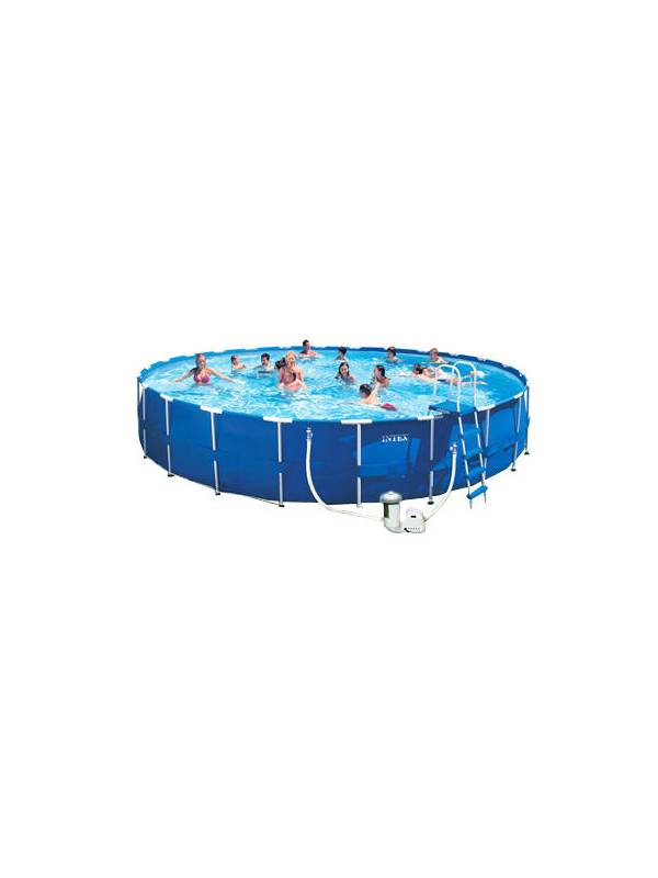 Каркасный бассейн Intex 28262/54938 732х132 см + фильтр-насос, картриджный фильтр, лестница, подстилка, покрывало