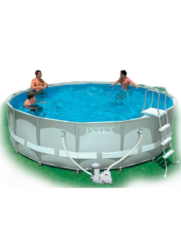 Каркасный бассейн Intex Ultra Frame 28310NP 427х107 см + фильтр-насос, лестница, подстилка, покрывало