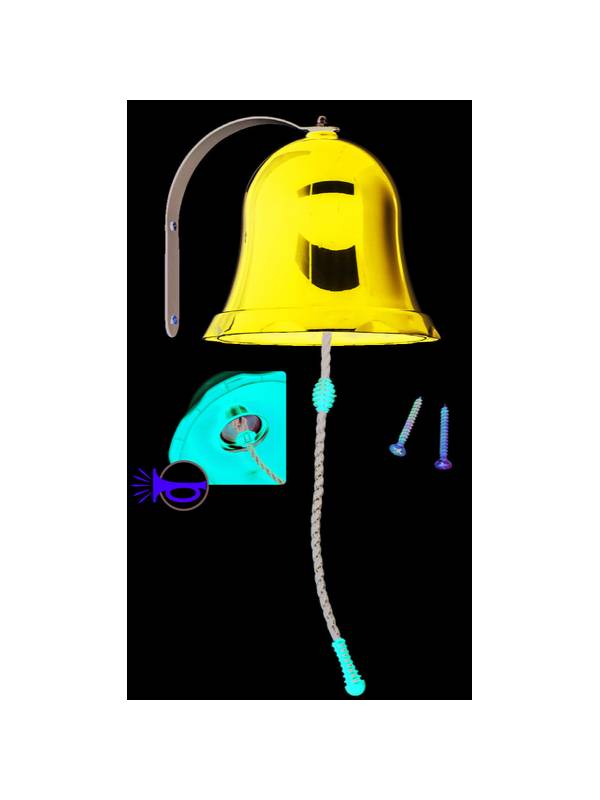 Колокол для детской площадки KBT, красный