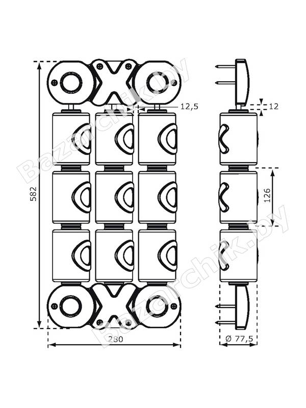Крестики-нолики OXO-play для детской площадки KBT
