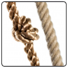Канат для лазанья 3 Knot Cord (с узлами) KBT 2000 мм