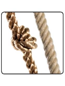 Канат для лазанья 3 Knot Cord (с узлами) KBT 2000 мм