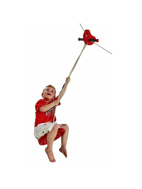 Канатная дорога KBT Para с тарзанкой и сиденьем (веревка РН)