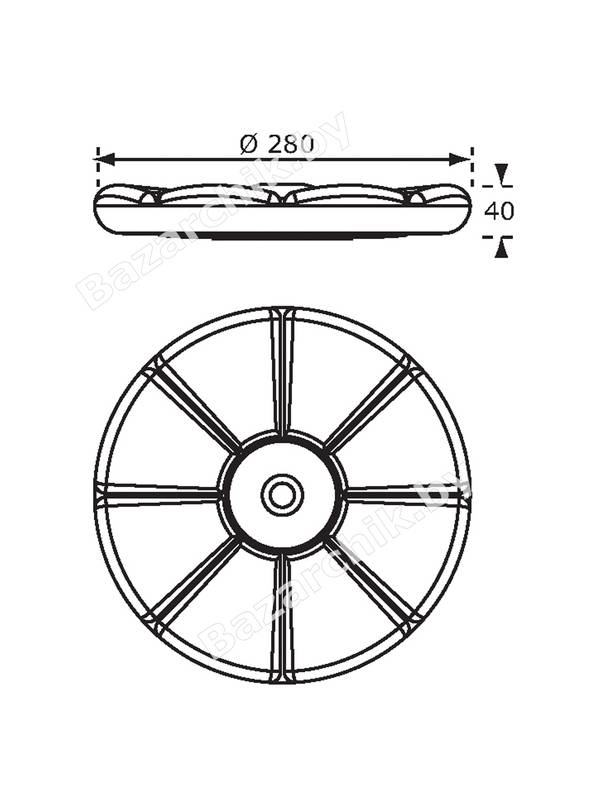Канатная дорога KBT Para с тарзанкой и сиденьем (веревка РН)