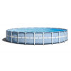 28762NP Каркасный бассейн Prism Frame 732x132 см, Intex + фильтр-насос, лестница, тент, подстилка