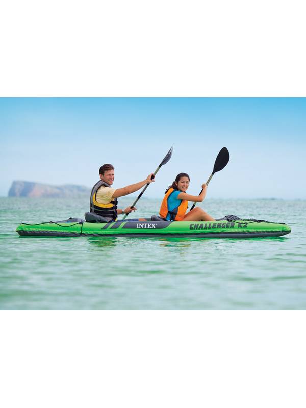 Надувная лодка-каяк Challenger K2 Intex 68306NP
