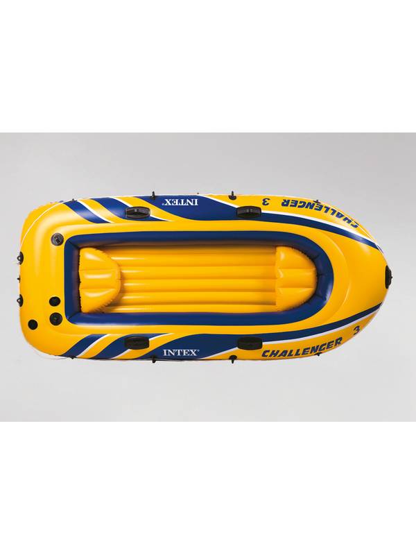 Надувная трёхместная лодка Challenger-3 Set Intex 68370NP