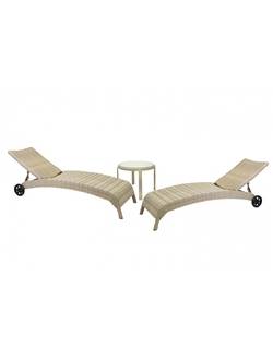 Комплект садовой мебели Garden4you WICKER (2 шезлонга+столик)