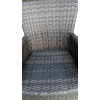 Садовое кресло Garden4you WICKER-1 с подушкой темно-коричневое