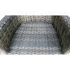 Садовое кресло Garden4you WICKER-1 с подушкой темно-коричневое
