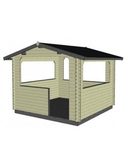 Садовая беседка Lola 3,2х3,2 брус 34 мм