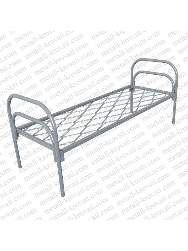 Кровать металлическая одноярусная, КП-1 Эконом-класс