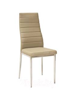 Стул Mio Tesoro Джия DC-060 бежевый/хром