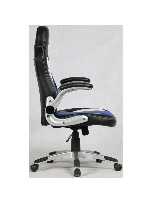 Офисное кресло Mio Tesoro Данте AOC-8033 (черный/белый/синий)