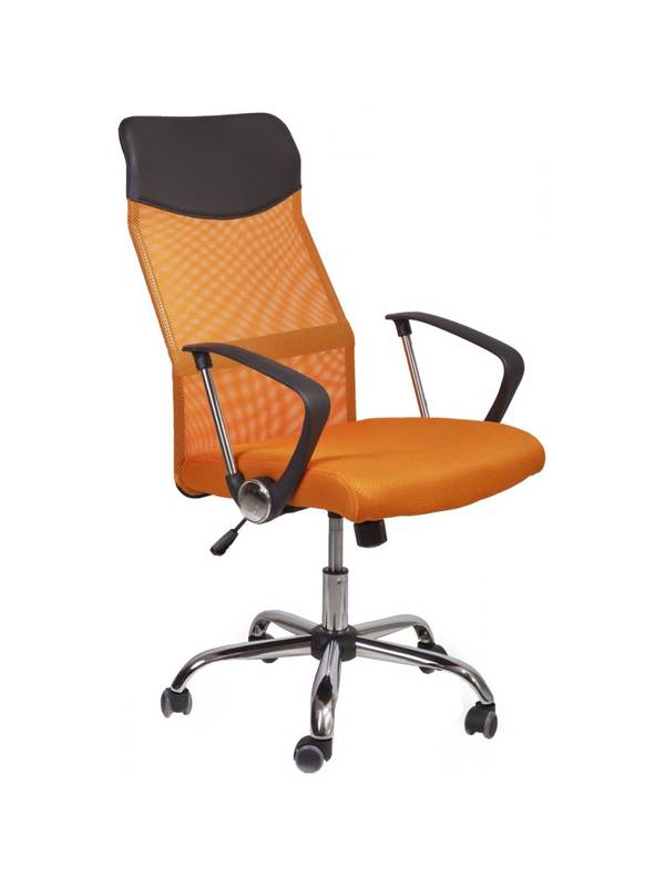 Офисное кресло Mio Tesoro Фредо AOC-8648 (черный/оранжевый)