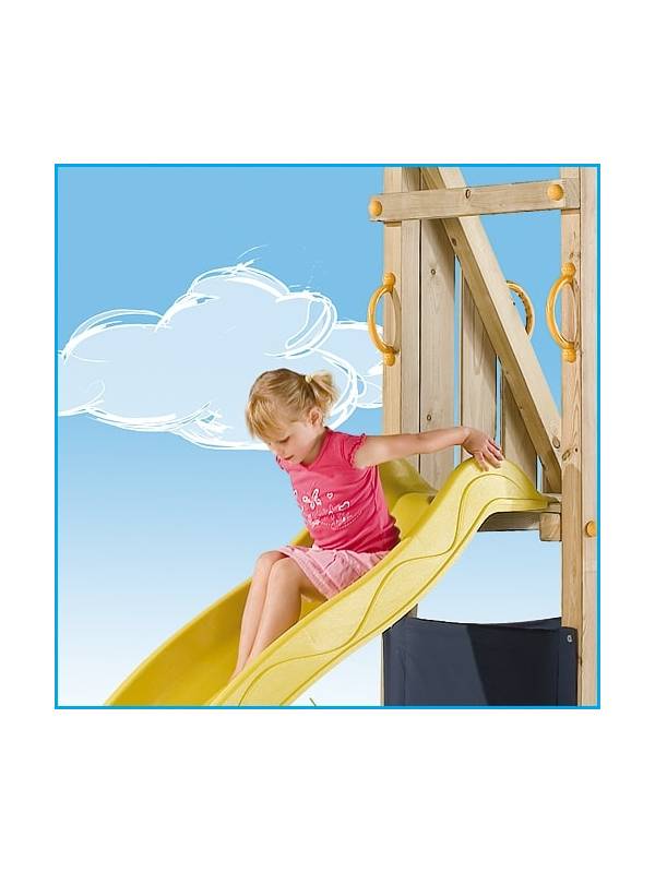 Набор для строительства детской площадки FREESLIDE (крепежные изделия, скат, подробный проект выпилки)